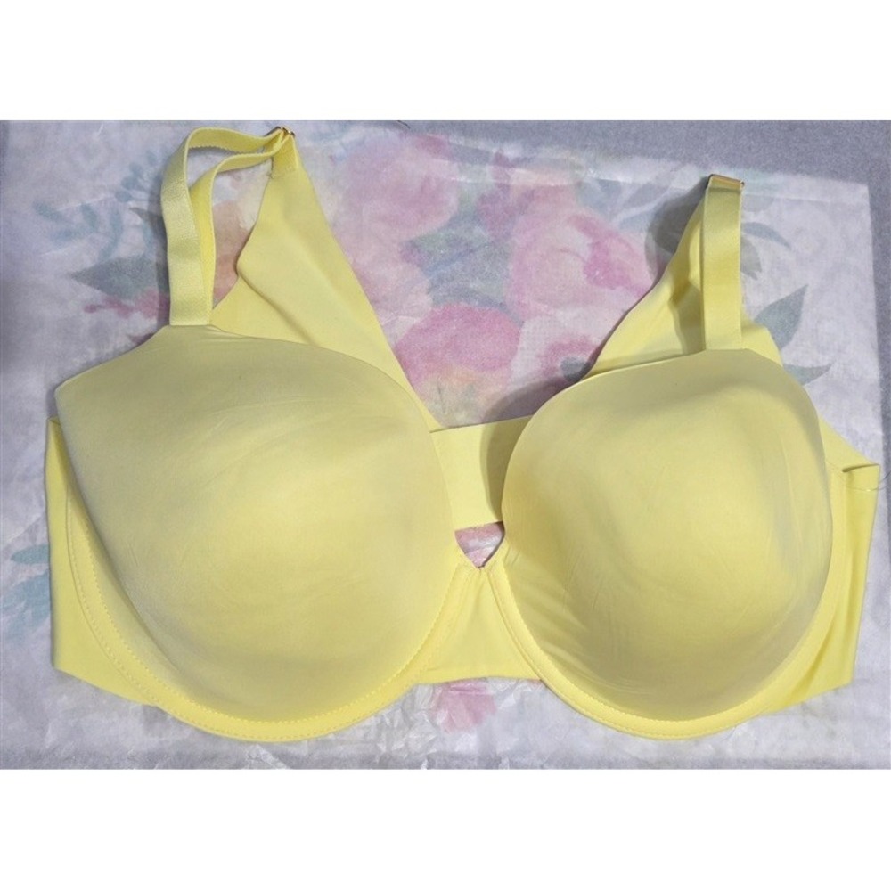 NWOT Soma 40D Vanishing 360 Perfect Coverage T-Shirt Bra Yellow 123870